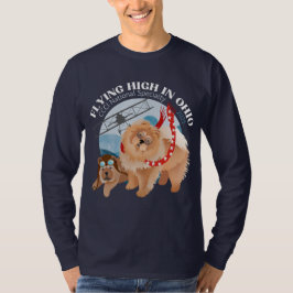 Camiseta Camisa-T de manga longa - Escuro com logotipo