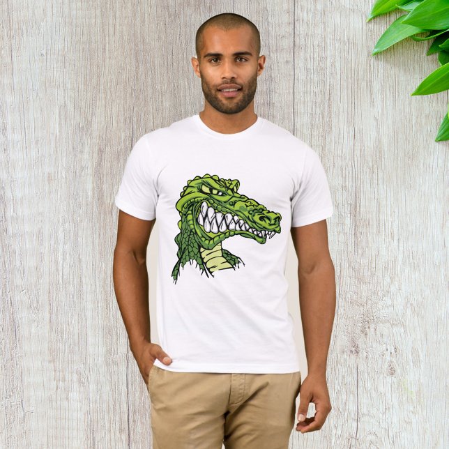 Camiseta Camisa-T de Mens de Gator Fierce (Criador carregado)