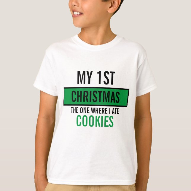 Camiseta Camisa-T de modelo engraçada de Natal personalizad (Frente)