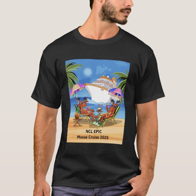 CAMISETA CAMISA-T DE MOOSE CRUISE 2025 (Frente)