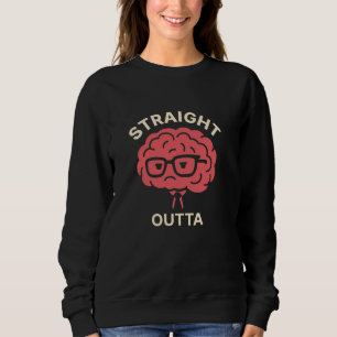 Camiseta Camisa-T de mulher do Cérebro Engraçado - Estudo e