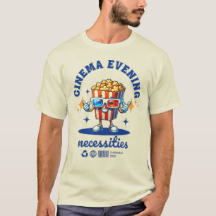 Camiseta Camisa-T de necessidades do cinema à noite