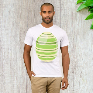 Camiseta Camisa-T De Ovos De Páscoa Verde