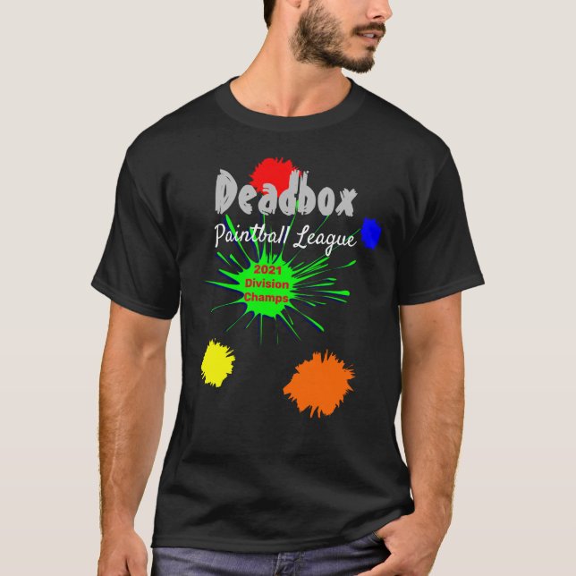 Camiseta Camisa-T de Paintball de Deadbox (Frente)
