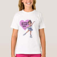 Camisa-T De Patinador De Gelo "Skating Through Lif