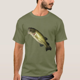 Camiseta Camisa-T de Peixes-Bass