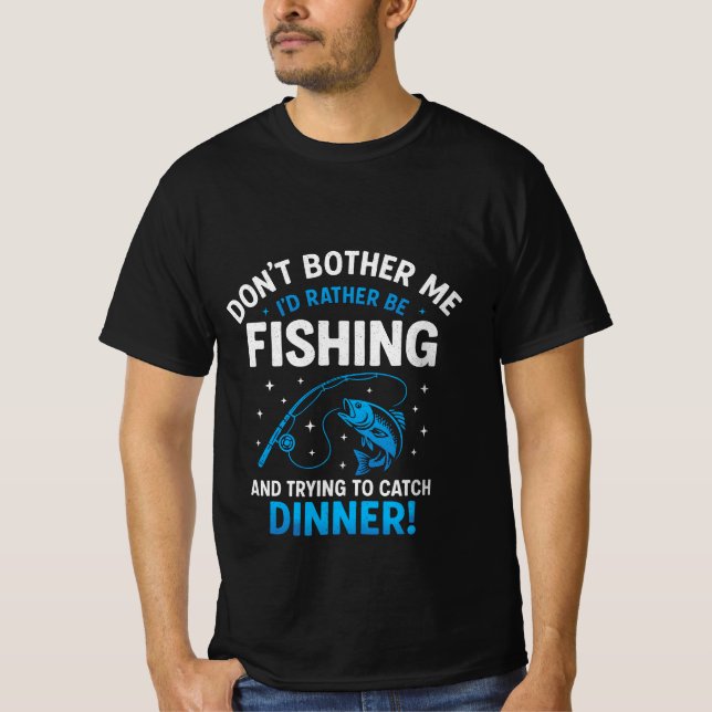 Camiseta Camisa-T de pesca (Frente)