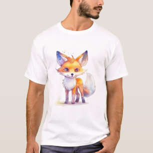 Camiseta Camisa-T de Raposa-Bebê