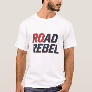 Camiseta Camisa-T de rebel rodoviária - Estilo de pino Negr