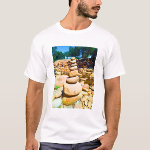 Camiseta Camisa-T De Rochas Balanceadoras De Tranquilo