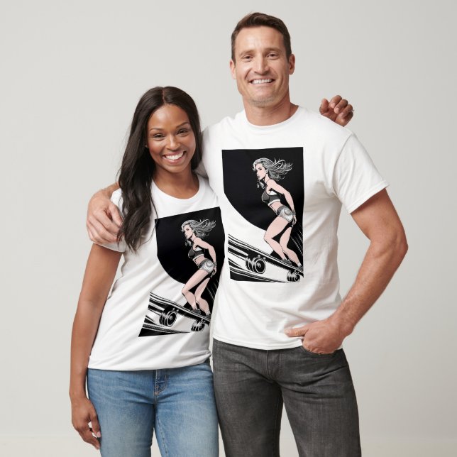 Camiseta Camisa-T de skate (Unissex)