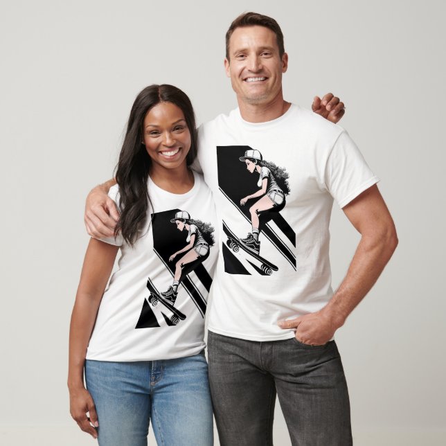 Camiseta Camisa-T de skate (Unissex)