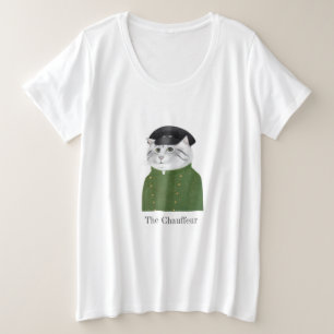Camiseta Camisa-T de tamanho superior para mulheres