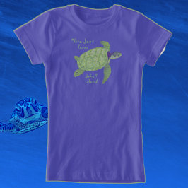 Camiseta Camisa-T de Tartaruga Marinha da Flórida