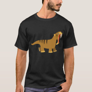 Camiseta Camisa-T de Thylacosmilus, Boca-Boca-Gata