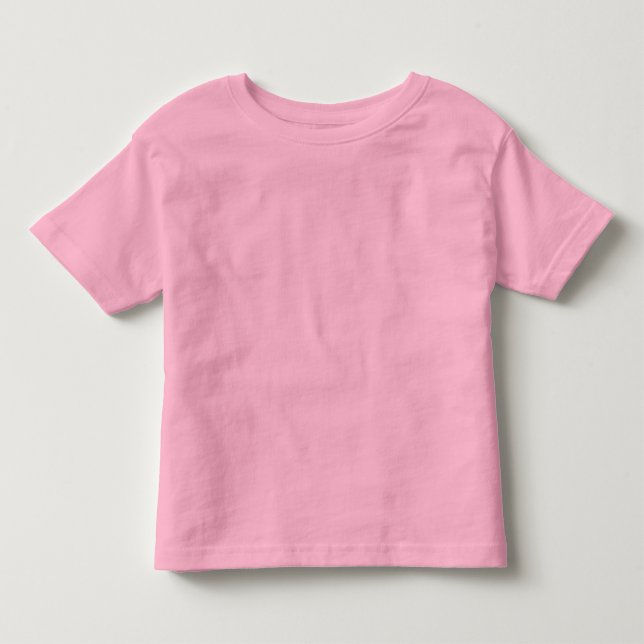 Camiseta Camisa-T de Toddler da bolinhas (rosa e aqua) (Frente)
