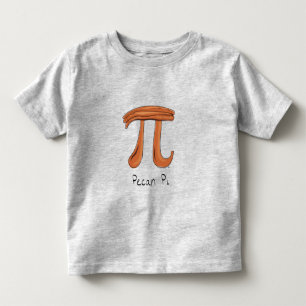 Camiseta Camisa-T de Toddler do Pecan Pi Cute Math Pi Day