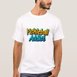Camiseta Camisa-T De Viciado Em Pickleball
