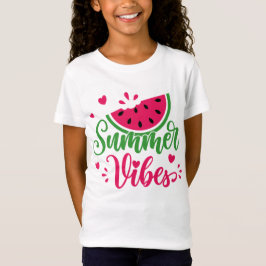 Camiseta Camisa-T de Watermelon Summer Vibes Kid