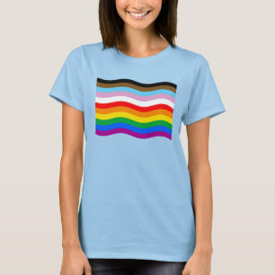 Camiseta Camisa-T Divisória de Progresso Acesa