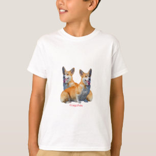 Camiseta Camisa-T do Corgi Pets Boy