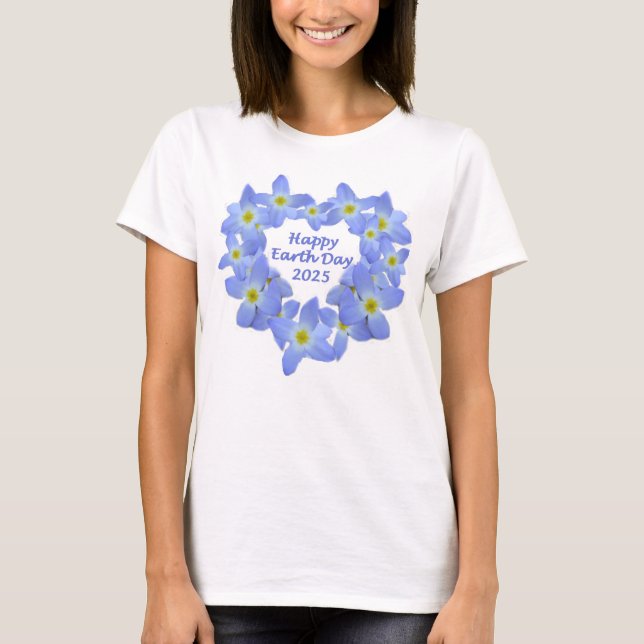Camiseta Camisa-T do Dia da Terra Bluets (Frente)