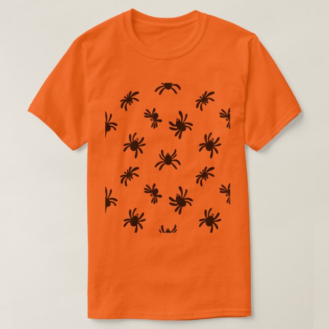 Camiseta Camisa-T do Dia das Aranhas (Frente do Design)