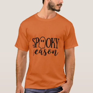 Camiseta Camisa-T do Dia das Bruxas de Spooky Season