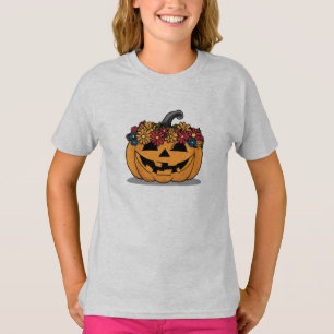 Camiseta Camisa-T do Dia das Bruxas para Crianças