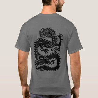 Camiseta Camisa-T do dragão chinês tradicional