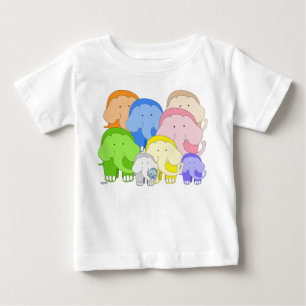 Camiseta Camisa-T do Elefante Dica