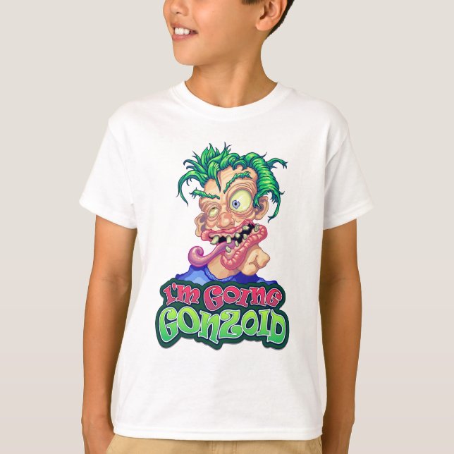 Camiseta Camisa-T do Gonzoid Kid (Frente)