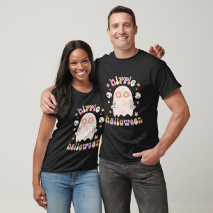 Camiseta Camisa-T do Halloween do Hippie Groovy