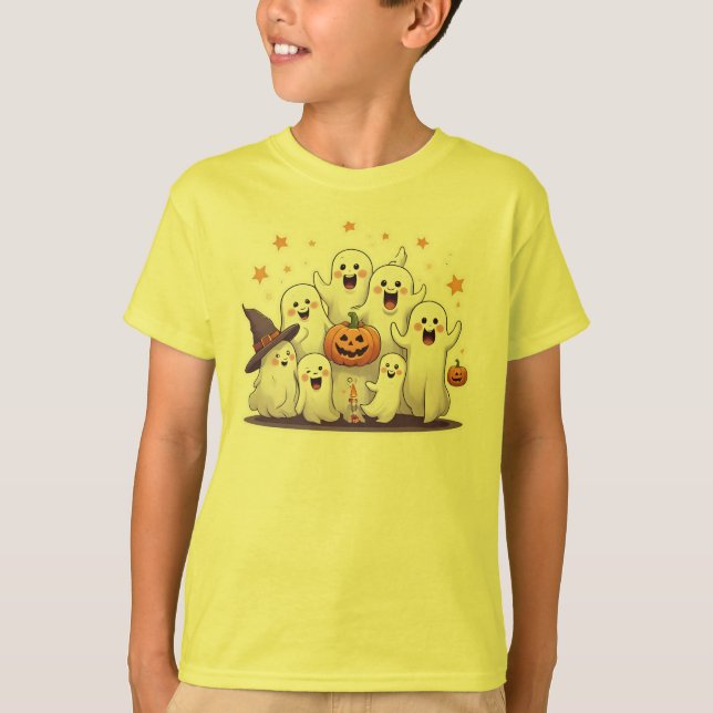 Camiseta Camisa-T do Halloween - Pas (Frente)
