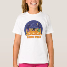 Camisa-T do Halloween Pumpkin Pals - Chá Sorrident