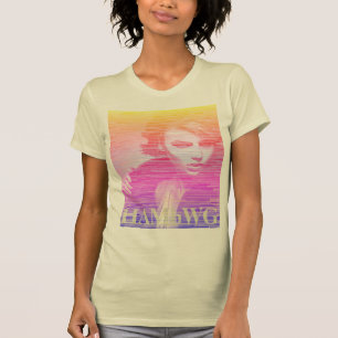 Camiseta Camisa-T do Namorado HAMbyWG Slouchy - Pronto
