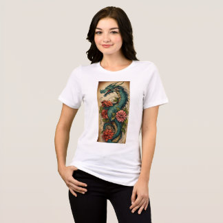Camiseta "Camisa-T do Realm de Aquarela do Dragão"