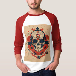 Camiseta Camisa-T do Skull Festival Rock & Roll