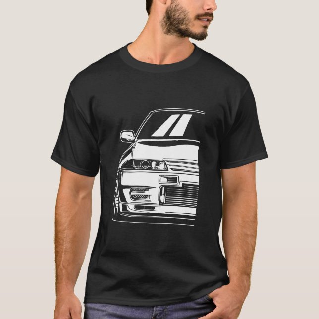 Camiseta Camisa-T do Skyline GTR R32 JDM (Frente)