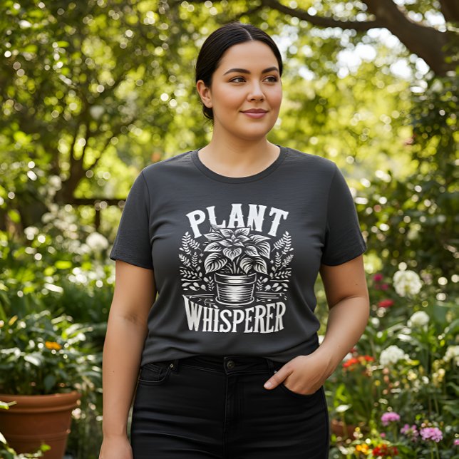 Camiseta Camisa-T do Sussuro de Plantas (Criador carregado)