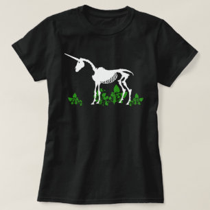 Camiseta Camisa-T do Unicorn Skeleton