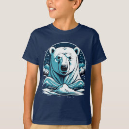 Camiseta Camisa-T do urso polar