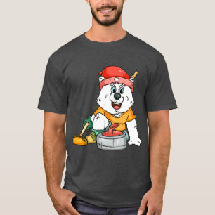 Camiseta Camisa-T do urso polar do curandeiro