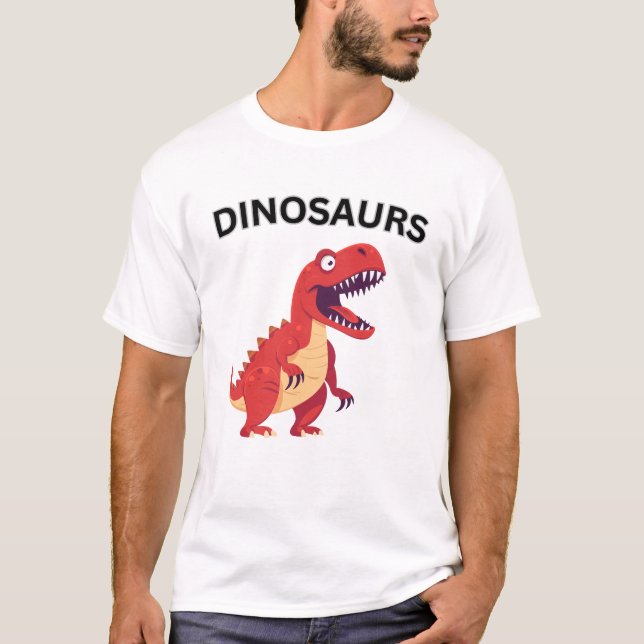 Camiseta Camisa-T dos dinassauros (Frente)