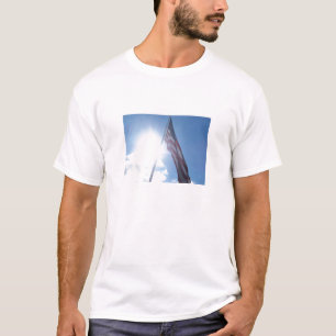 Camiseta Camisa-T dos Homens da Bandeira Patriótica
