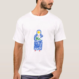 Camiseta Camisa-T dos Homens do Amor Mãe