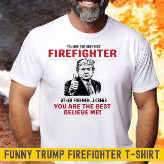 Camiseta Camisa-T Engraçado do Maior Bombeiro