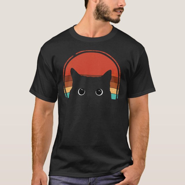 Camiseta Camisa-T Espeta-Gato Preto (Frente)