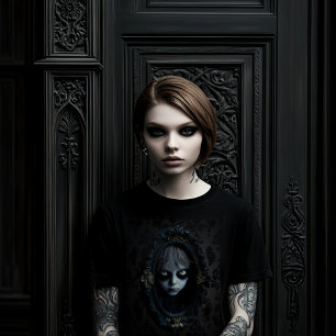Camiseta Camisa-T-espiã-boo feminina
