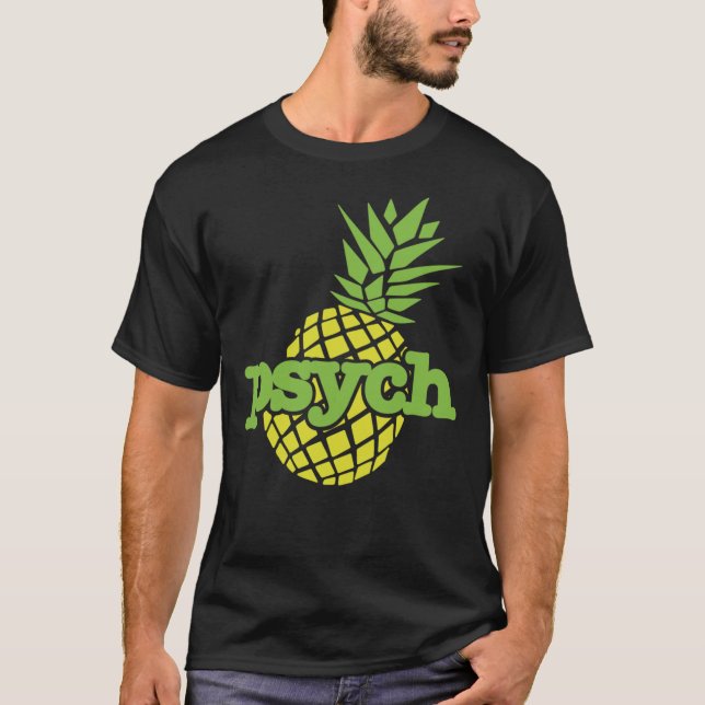 Camiseta Camisa-T Essencial de Ananás de Psicha (Frente)